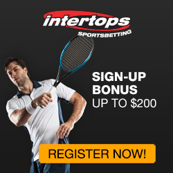 $200 Welcome Bonus
                                at Intertops!